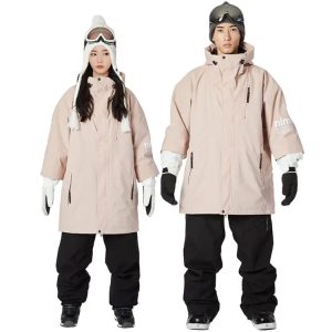Nima Unisex Snow Light Jacket-pink (japanese Brand)