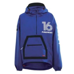 Planb Project Pullover Snow Jacket (japanese Brand) Blue [unisex]