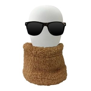 The Pea Kids Fur Neck Warmer-brown