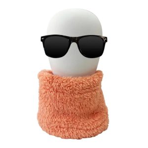 The Pea Kids Fur Neck Warmer-orange