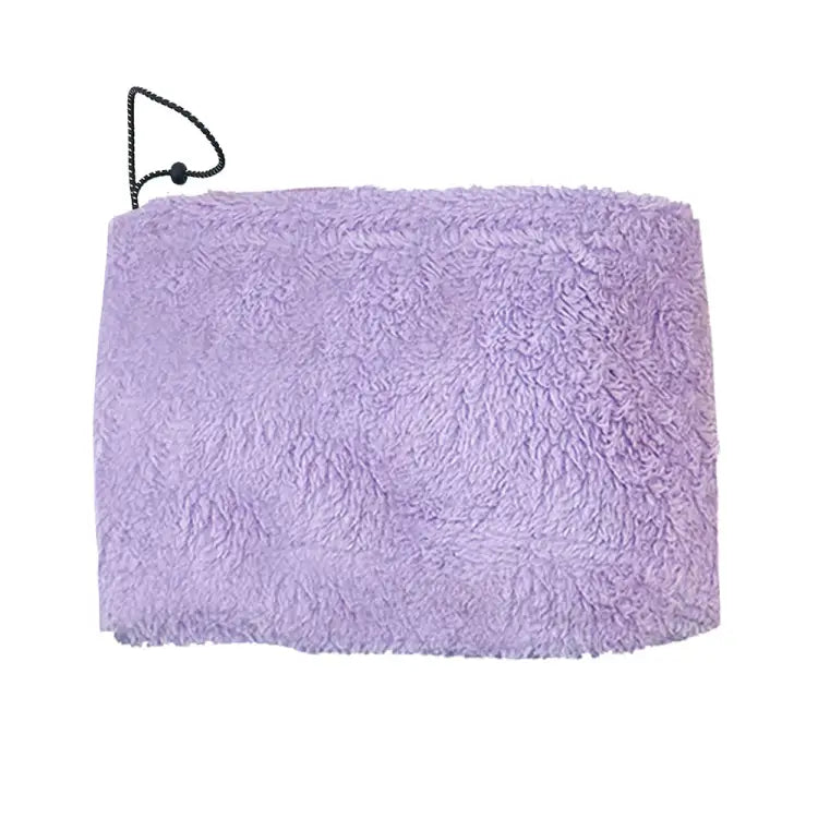 The Pea Kids Fur Neck Warmer-purple - Image 2