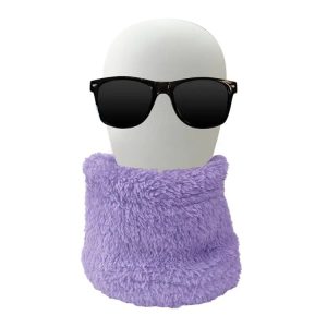 The Pea Kids Fur Neck Warmer-purple