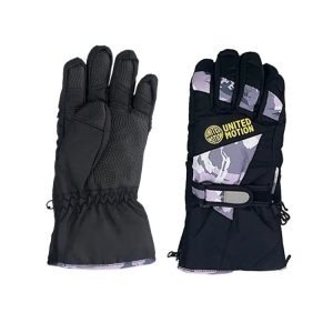 United Motion Kids 5-finger Snow Glove-purple